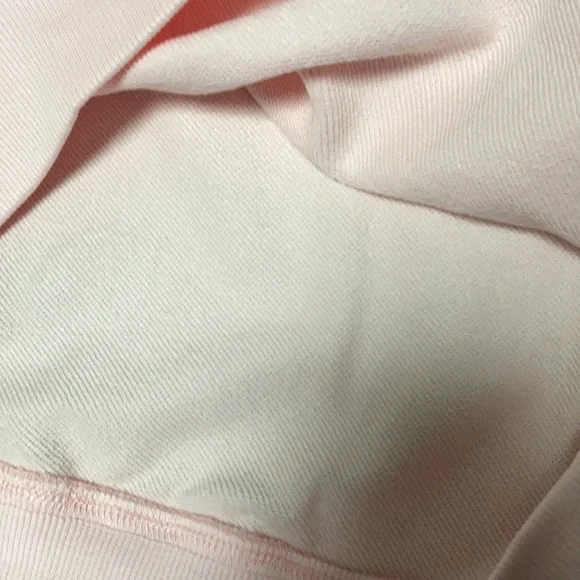 Parke Blush Pink Mock Neck Sweatershirt with Mint Varsity lettering size XXL